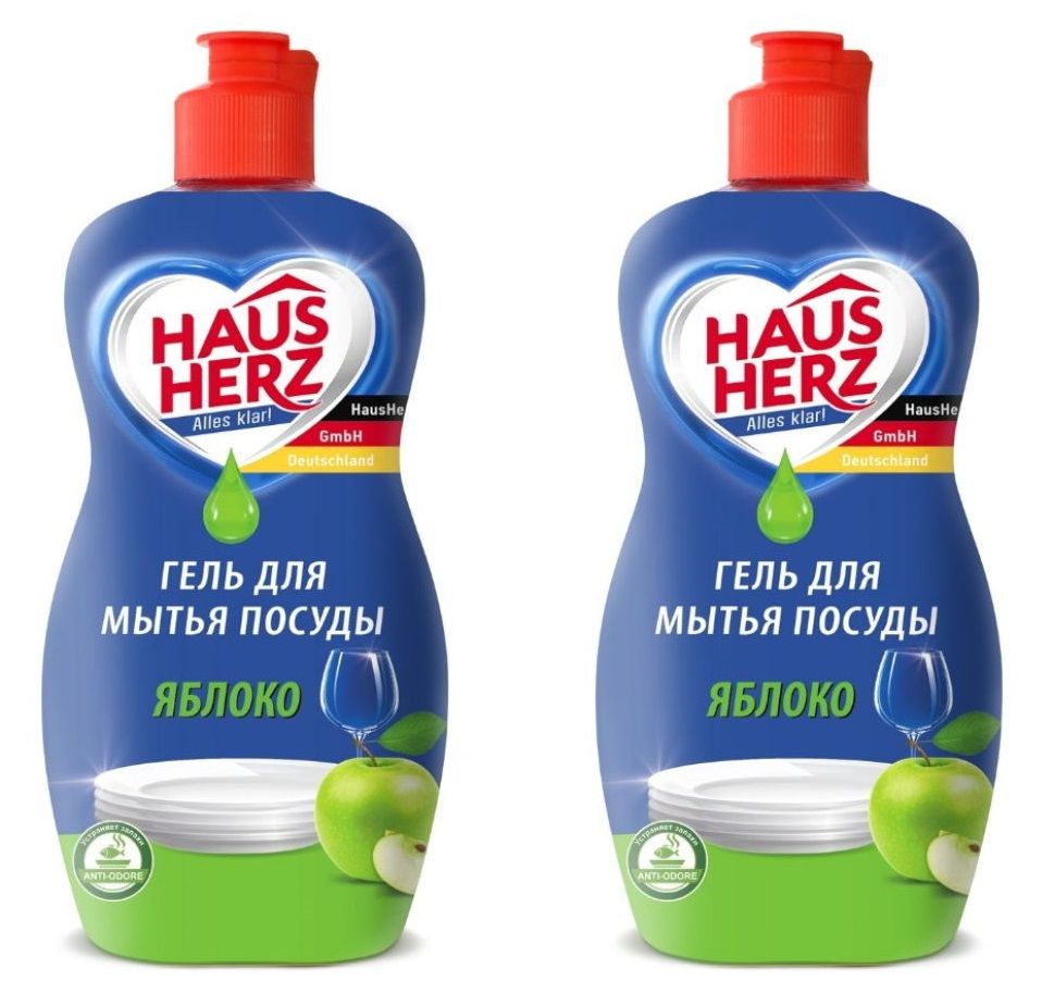 изображение Средство Haus Herz для мытья посуды Яблоко. 450мл1